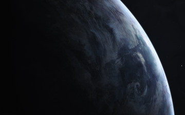 Картинка космос арт планета вселенная галактика