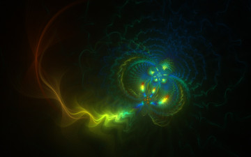 Картинка 3д+графика фракталы+ fractal фон узор цвета