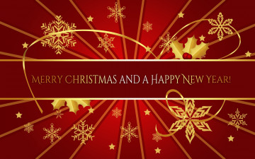 Картинка праздничные векторная+графика+ новый+год листья снежинки линии