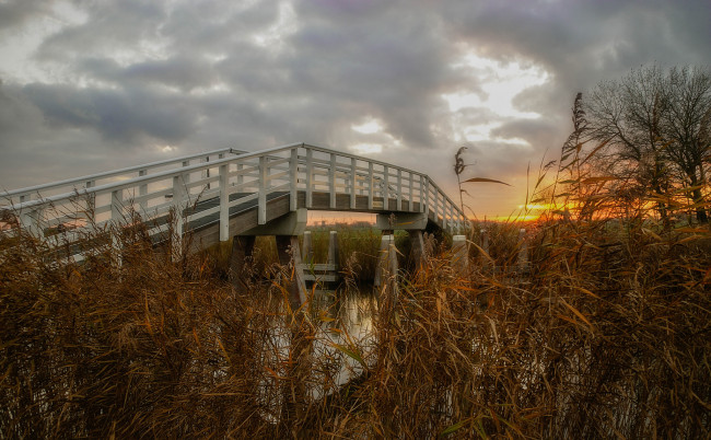 Обои картинки фото природа, реки, озера, мост, река