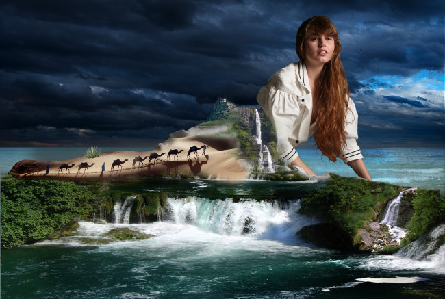 Обои картинки фото фэнтези, фотоарт, коллаж