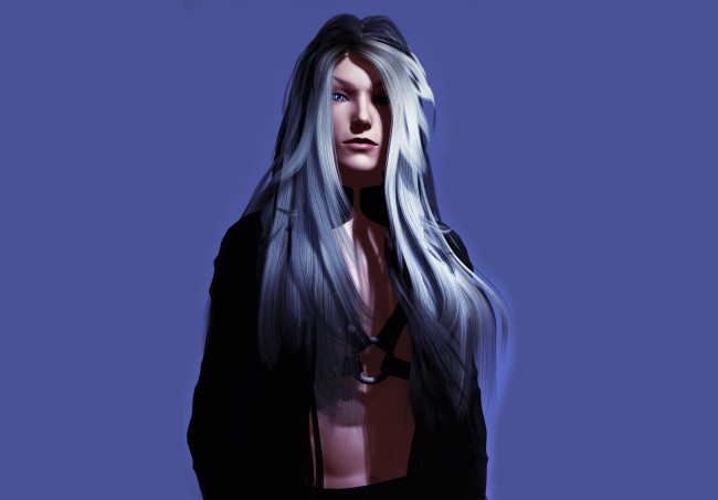Обои картинки фото 3д графика, люди , people, девушка, фон, взгляд