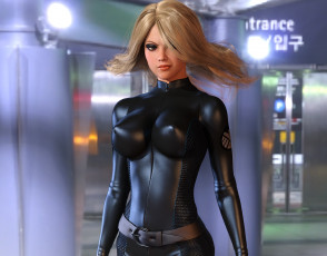 Картинка 3д+графика люди+ people фон взгляд девушка