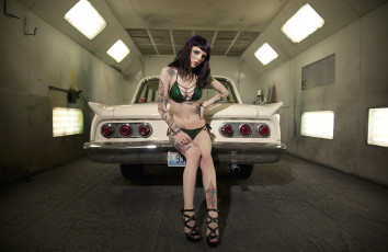 Картинка автомобили -авто+с+девушками фон взгляд девушка автомобиль