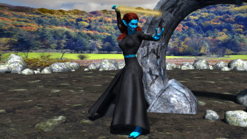 Картинка 3д+графика эльфы+ elves эльфийка фон взгляд