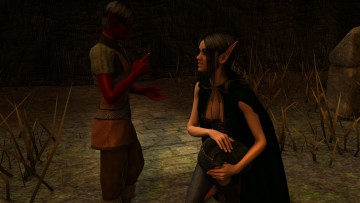 Картинка 3д+графика эльфы+ elves фон взгляд эльфийка