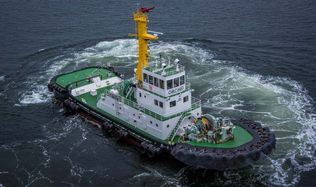 Обои картинки фото корабли, баркасы ,  буксиры, буксир