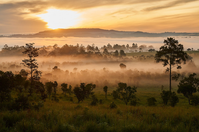 Обои картинки фото природа, восходы, закаты, простор