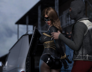 Картинка 3д+графика фантазия+ fantasy девушка взгляд фон