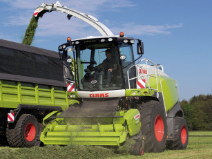 Картинка техника комбайны claas