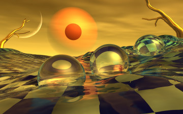 Картинка 3д+графика шары+ balls фон шары