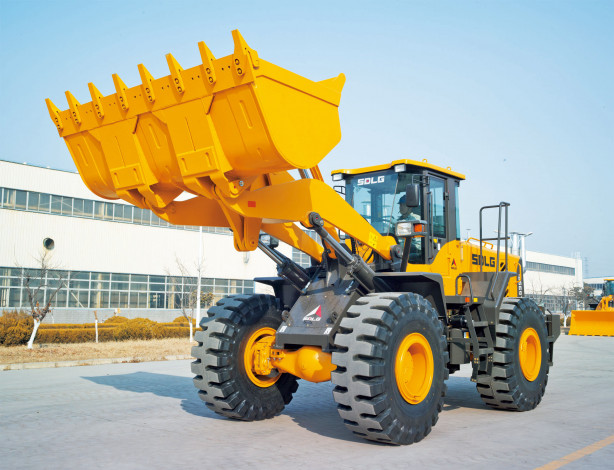 Обои картинки фото техника, фронтальные погрузчики, sdlg