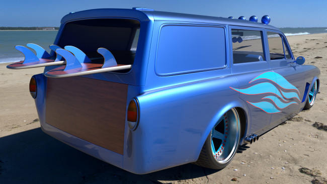 Обои картинки фото автомобили, 3д, фон, автомобиль