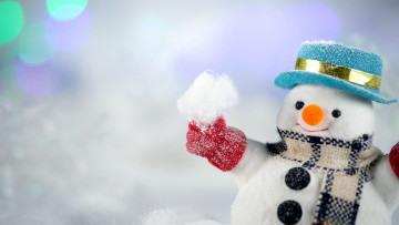 Картинка праздничные снеговики снеговик