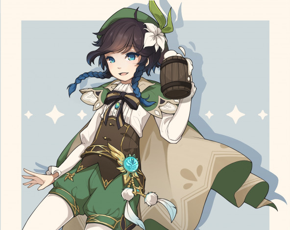 Обои картинки фото аниме, genshin impact, genshin, impact