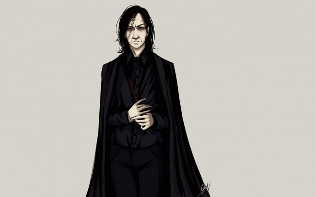 Обои картинки фото рисованное, кино,  мультфильмы, северус, снейп, мантия