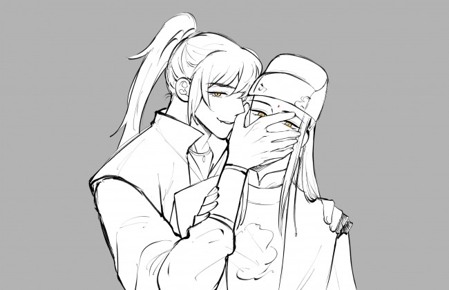 Обои картинки фото аниме, mo dao zu shi, the, untamed, неукротимый, повелитель, чэньцин, мосян, тунсю, mo, dao, zu, shi, магистр, дьявольского, культа