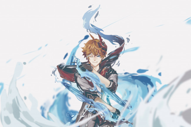 Обои картинки фото аниме, genshin impact, genshin, impact