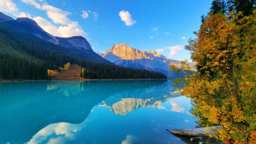 Картинка emerald+lake yoho+np british+columbia природа реки озера emerald lake yoho np british columbia