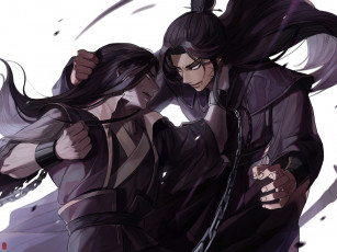 Картинка аниме mo+dao+zu+shi сун лань вэнь нин поединок