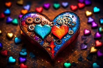 Картинка 3д+графика романтика+ romantics нейросети графика нейроарт ai art нейронные сети рисунки нейро искусство