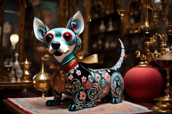 Картинка 3д+графика животные+ animals нейросети графика нейроарт ai art нейронные сети рисунки нейро искусство