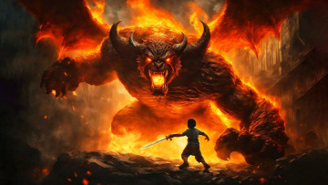 Картинка фэнтези демоны нейросети графика нейроарт ai art нейронные сети рисунки нейро искусство