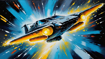 Картинка фэнтези транспортные+средства нейросети графика нейроарт ai art нейронные сети рисунки нейро искусство