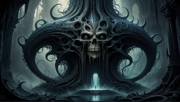 Картинка фэнтези нежить нейросети графика нейроарт ai art нейронные сети рисунки нейро искусство