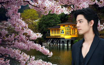 Картинка мужчины xiao+zhan актер лицо пиджак