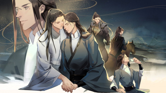 Обои картинки фото аниме, sha po lang, персонажи