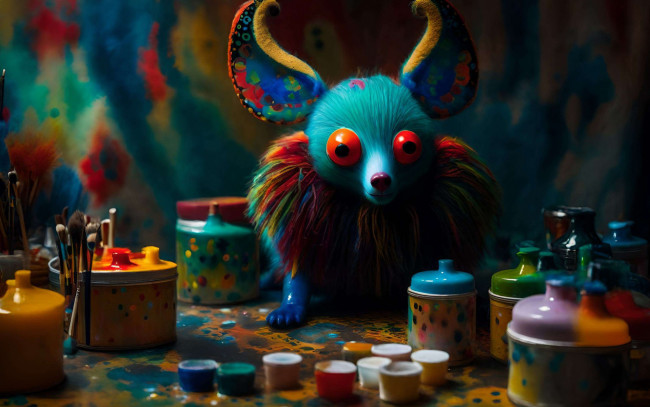 Обои картинки фото 3д графика, существа , creatures, нейросети, графика, нейроарт, ai, art, нейронные, сети, рисунки, нейро, искусство