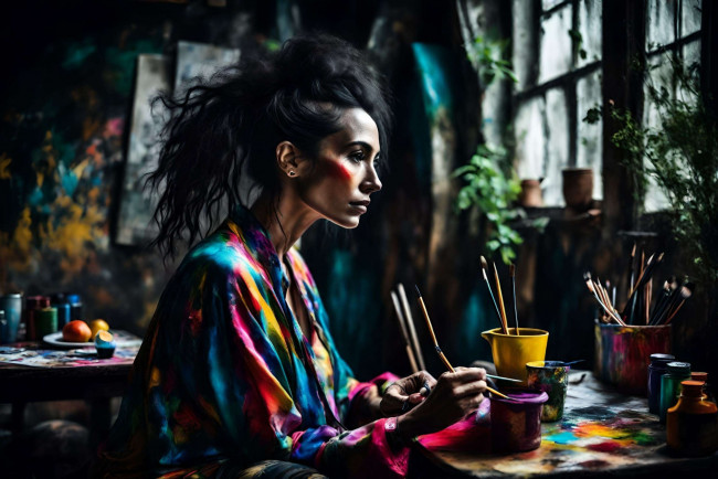 Обои картинки фото 3д графика, люди , people, нейросети, графика, нейроарт, ai, art, нейронные, сети, рисунки, нейро, искусство