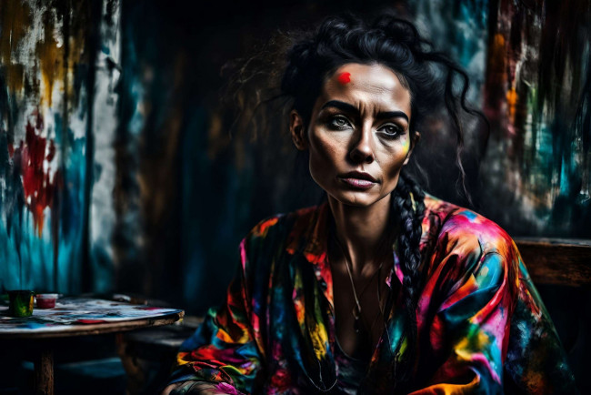 Обои картинки фото 3д графика, портрет , portraits, нейросети, графика, нейроарт, ai, art, нейронные, сети, рисунки, нейро, искусство