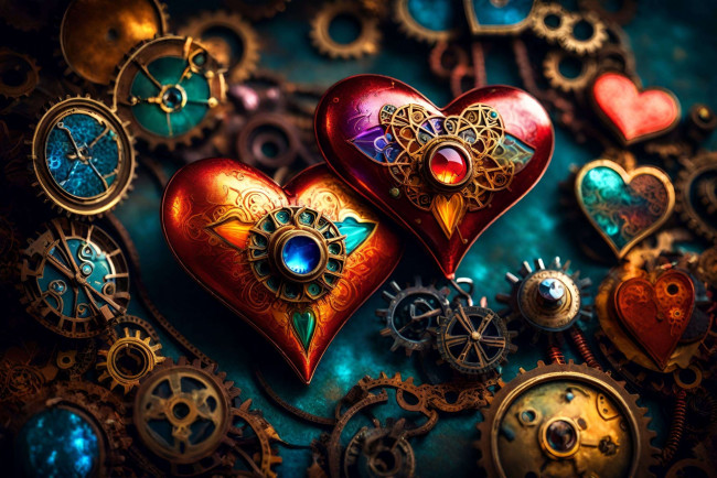 Обои картинки фото 3д графика, романтика , romantics, нейросети, графика, нейроарт, ai, art, нейронные, сети, рисунки, нейро, искусство