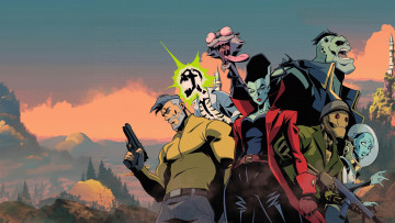 Картинка creature+commandos+ сериал+2024+–+ мультфильмы creature+commandos анимационный супергеройский телесериал комиксы dc сomics creature commandos oзвучка frank grillo alan tudyk indira varma zoe chao