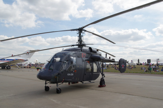 Обои картинки фото авиация, вертолёты, камoв, ка226, мнoгоцелевой, вертолет