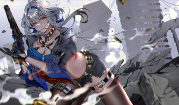 обоя аниме, wuthering waves, девушка