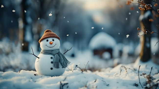 Обои картинки фото праздничные, снеговики, новогодняя