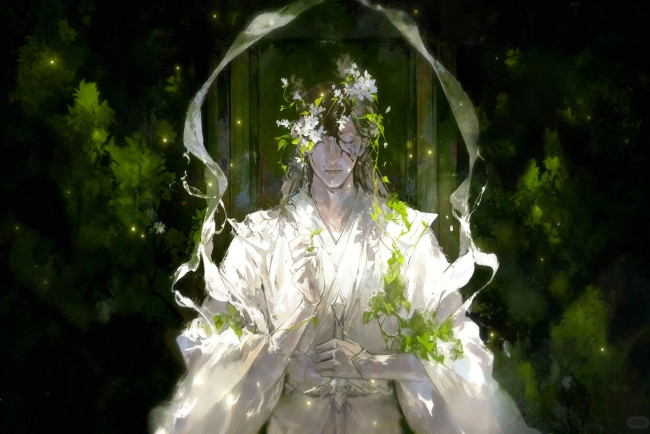 Обои картинки фото аниме, unknown,  другое , парень