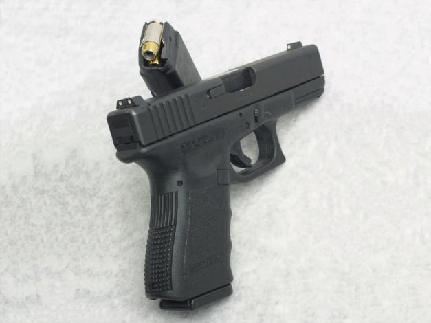 Обои картинки фото glock, 23, оружие, пистолеты