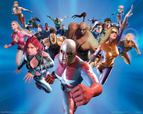 Картинка видео игры city of heroes