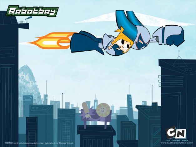 Обои картинки фото мультфильмы, robotboy