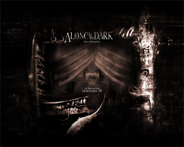 Обои картинки фото alone, in, the, dark, кино, фильмы