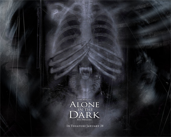 Обои картинки фото alone, in, the, dark, кино, фильмы