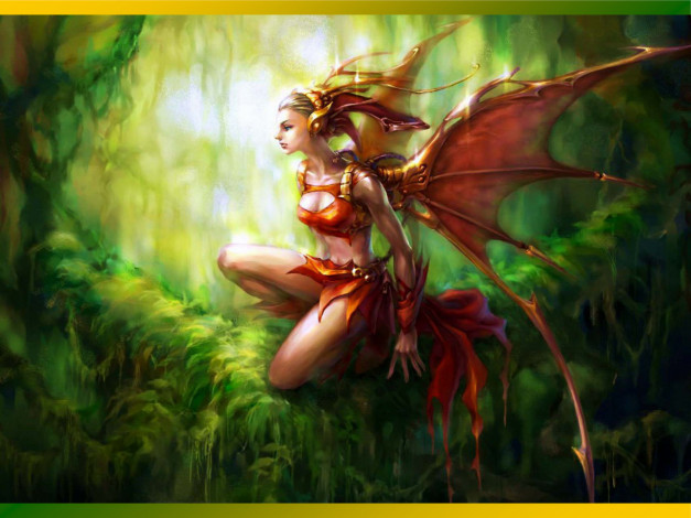 Обои картинки фото механическая, бабочка, v2, фэнтези, феи