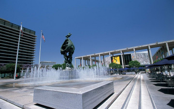 обоя города, фонтаны