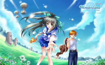 обоя wonderland, аниме