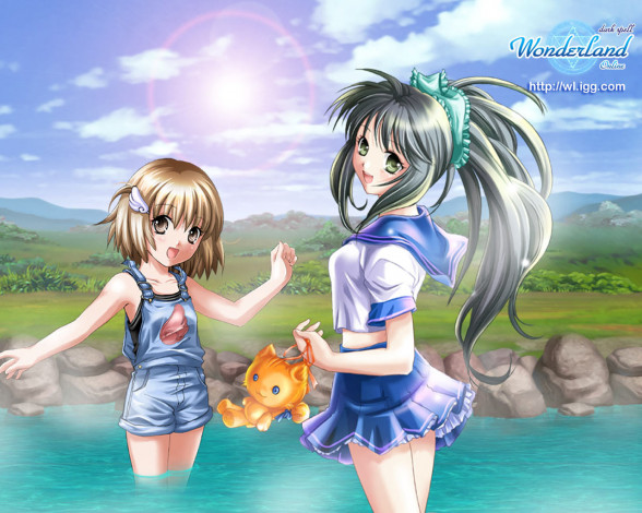 Обои картинки фото аниме, wonderland