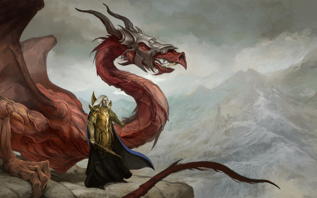 Обои картинки фото фэнтези, драконы